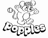 Popples Coloring Pages Netflix Book Choose Board Popple Template sketch template