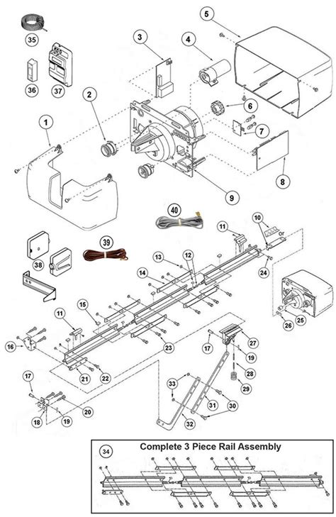 genie garage door opener wiring diagram wiring diagram  schematic