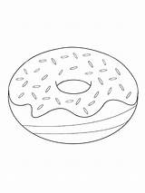 Donas Donuts Rosquilla sketch template