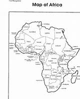 Africa Map Coloring Pages Getdrawings Getcolorings sketch template