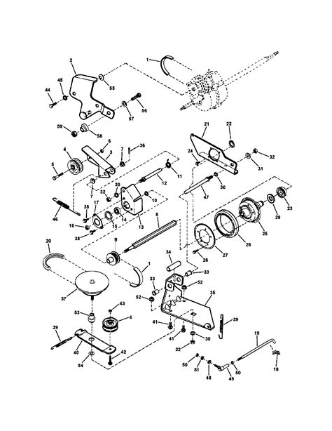 drive system  propelled diagram parts list  model hwpsrv snapper parts walk