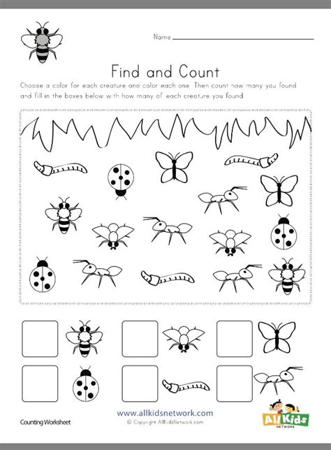 pin  renee roberts  visual perception preschool worksheets bugs preschool insects theme