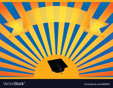 graduation background royalty  vector image