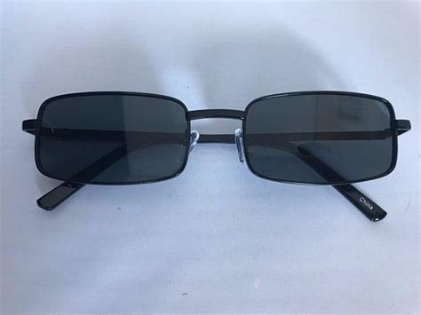 vintage 90s rectangle grunge sunglasses unisex glasses etsy unisex