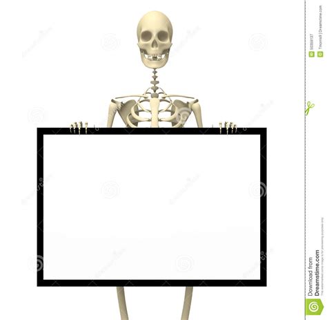 skeleton sign one stock illustration image 50359137
