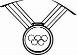 Medals Olympics Sketch sketch template