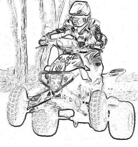 coloring pictures  atv  coloring