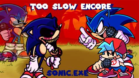 fnf  sonic exe  slow encore android port otosection