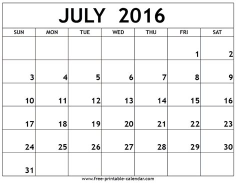 printable calendar july printable world holiday