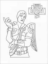 Fortnite Coloring Pages Printable Top Carbide Bomber Raven sketch template