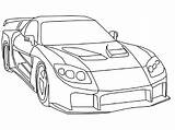 Drift Car Coloring Pages Draw Cliparts Clipart Favorites Add sketch template