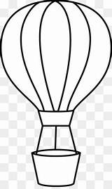 Balon Udara Mewarnai Hot Kolase Freeuse Pinclipart Panas Balloons sketch template