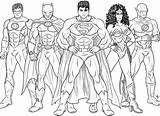 Coloring Justice League Pages Lego Popular sketch template