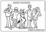 Colorir Doo Scooby sketch template