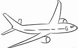 Airplane Simple Drawing Kids Clipartmag Airplanes Pages Coloring sketch template
