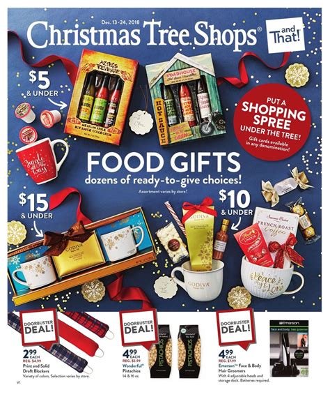 christmas tree shops weekly ad december  december