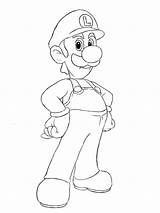 Draw Luigi Mario Coloring Pages Super Printable Bros Colouring Kids Drawing Para Cartoon Drawings Book Brothers Drawcentral His Bestcoloringpagesforkids Step sketch template