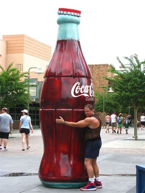Me And Giant Coke Bottle Flickr Photo Sharing