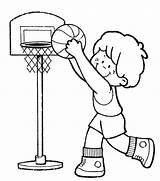 Coloring Pages Boys Boy Basketball Printable Cool Color Fun Colouring Kids Little Its Print College Sheets Getdrawings Getcolorings Awesome Silhouette sketch template