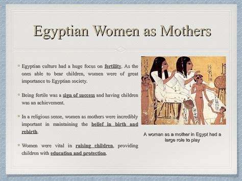 role of women in ancient egypt