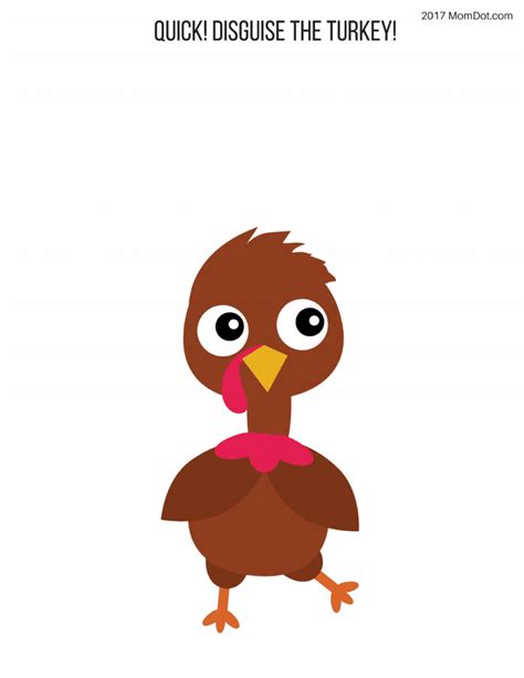 turkey  disguise  printable template