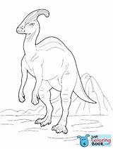 Parasaurolophus Dinosaurs sketch template