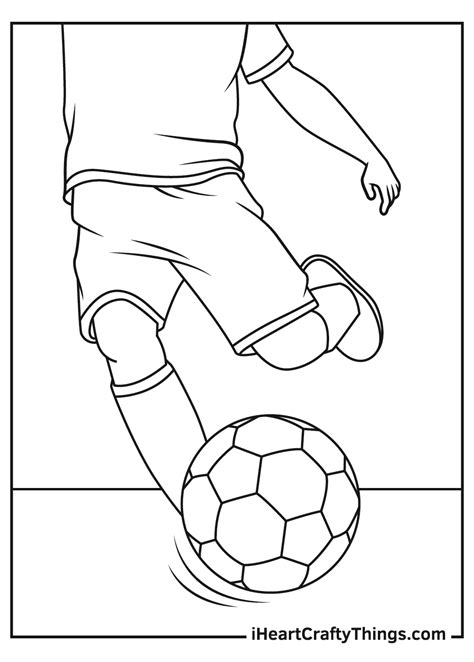 printable coloring pages  soccer balls