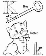 Coloring Pages Letter Letters Kitten Numbers Learning Color Abc Objects Years Printable sketch template