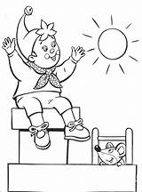 Noddy Way Part Make Handcraftguide Coloring Pages Types Craft sketch template