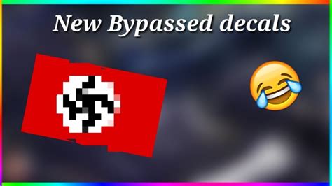 roblox bypassed decals