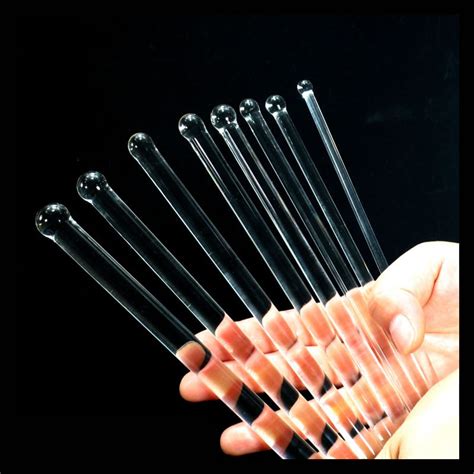 crystal glass pyrex catheter sounds urethral enlarger enhancer dilator 8pcs