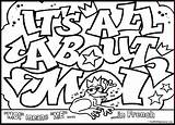 Graffiti Coloring Pages Words Colouring Getdrawings sketch template