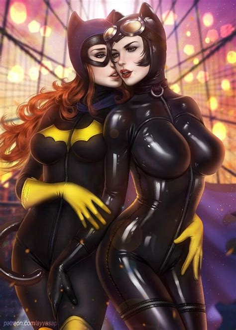 catwoman x batgirl batgirl catwoman wonder woman