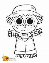 Scarecrow Halloween Coloring Pages Sheet Sheets Kids Fall Printable Face Pumpkin Quality Scary Ziyaret Seç Pano Et sketch template