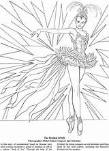 Coloring Pages Dance Ballet Dover Book Ballets Adults Favorite Adult Publications Ballerina Sheets Books Welcome Team Firebird Printable Camp Dancing sketch template