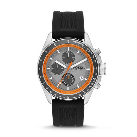 original fossil watches  geniehour fossil mens ch silicone  rm