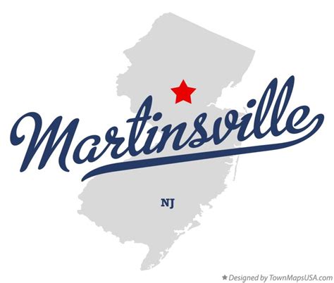 map  martinsville nj  jersey