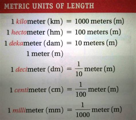 What Is Dam In Metric System Fevermoms