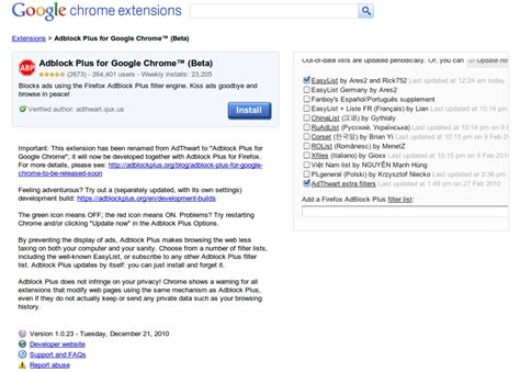 official adblock  add     google chrome