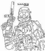 Coloring Pages Halo Print Reach Printable Kids sketch template