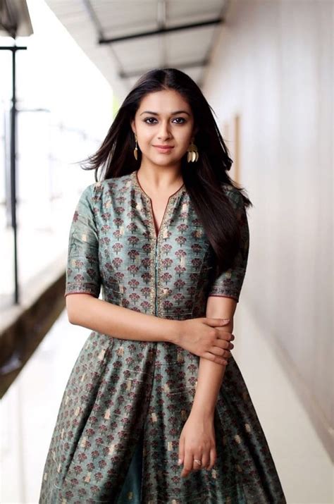 Keerthi Suresh Beautiful Indian Actress Indian Fashion Casual Dress
