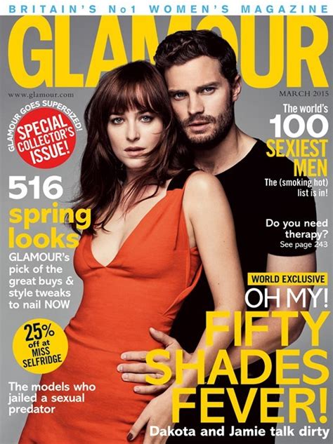 dakota johnson and jamie dornan cover the new issue of glamour lainey gossip entertainment update