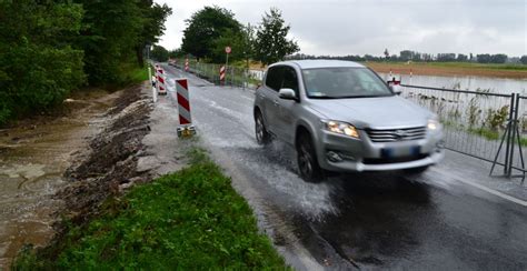 Überschwemmungen durch regen hochwasser in rostock und umgebung · juli