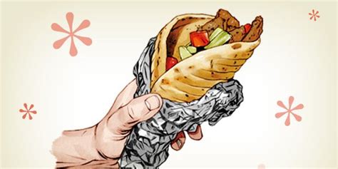 how to wrap a gyro sandwich