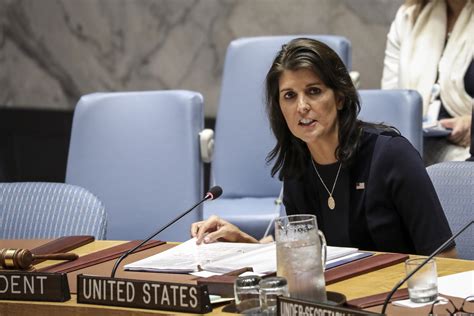 Nikki Haley Steps Down From Her Position As An Envoy To The United Nations