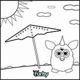 Furby Coloring Pages Boom Fun Books Loves sketch template
