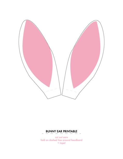 printable bunny ears  feet bugs bunny bunny paws easter bunny ears