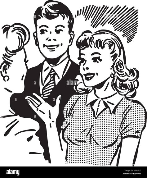 1950s Girlfriends Stock Vector Images Alamy
