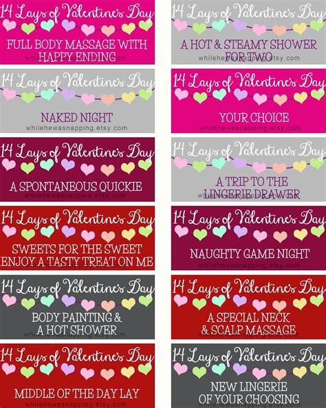 {printable} couple s valentine coupons love coupons