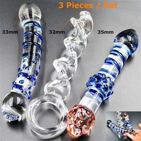 w1031 pyrex glass dildos crystal fake penis dicks adult anal products
